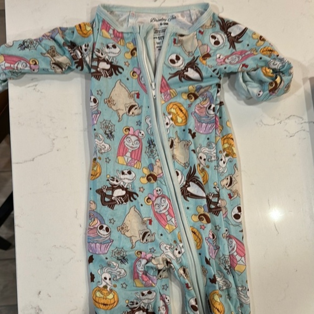 Nightmare before Christmas‎ Blue One Piece Footies Nightmare Before Christmas